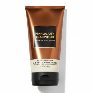 Bath & Body Work Mahagony Teakwood 2 - In -1 Body Scrub & Wash For Men